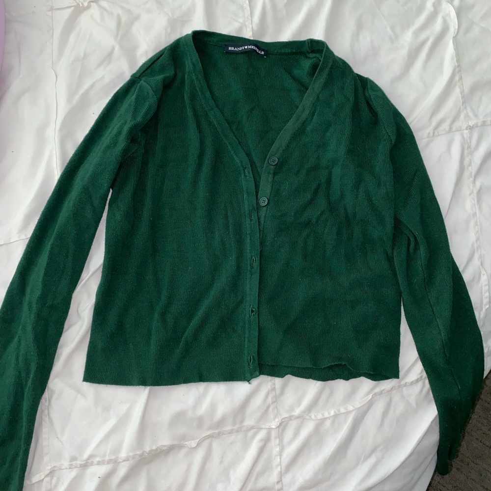 Brandy Melville green cardigan